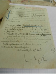 Lettre décès